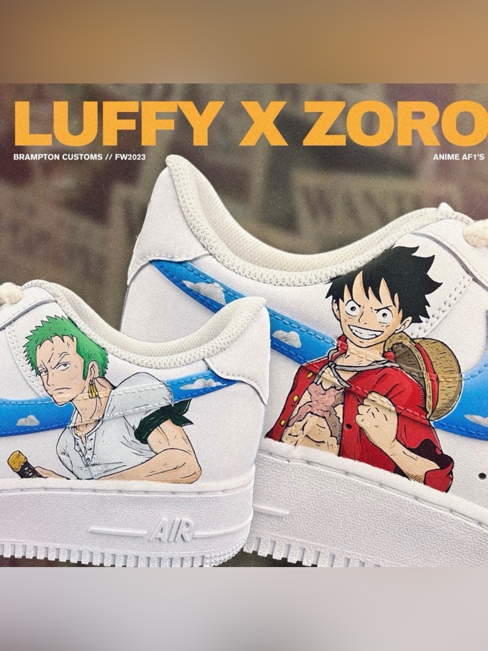 Custom One Piece AF1’s ⚔️